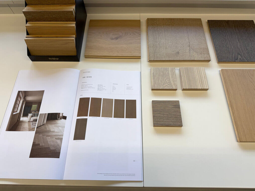 Showroom Parkettarten zur Ansicht